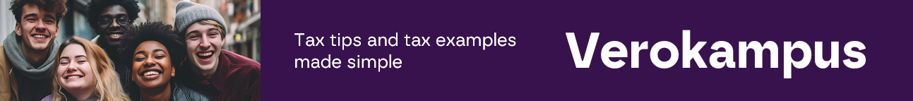 Explore the Verokampus.fi website. The site provides clear tax information and practical examples, https://www.verokampus.fi/en/.